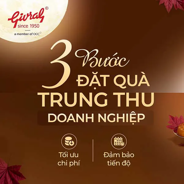 quà trung thu doanh nghiệp givral 2026